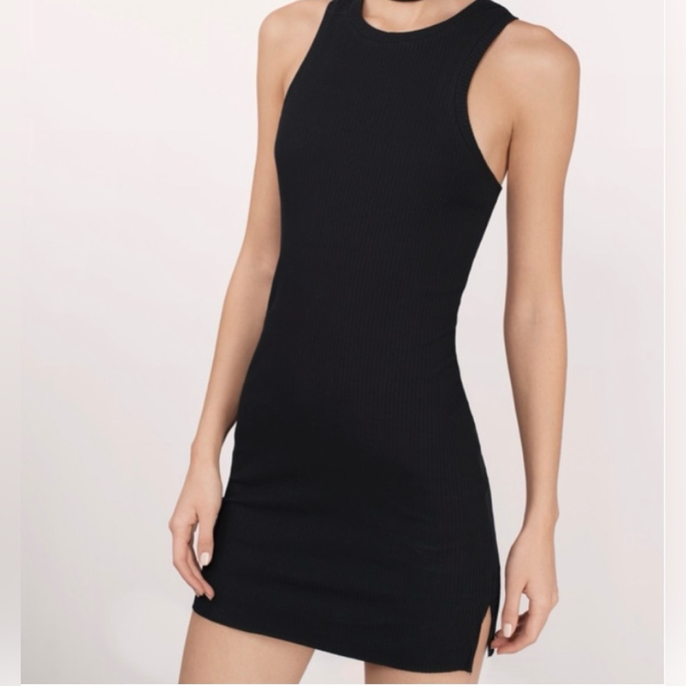 Tobi Mini Bodycon Ribbed Tank Dress